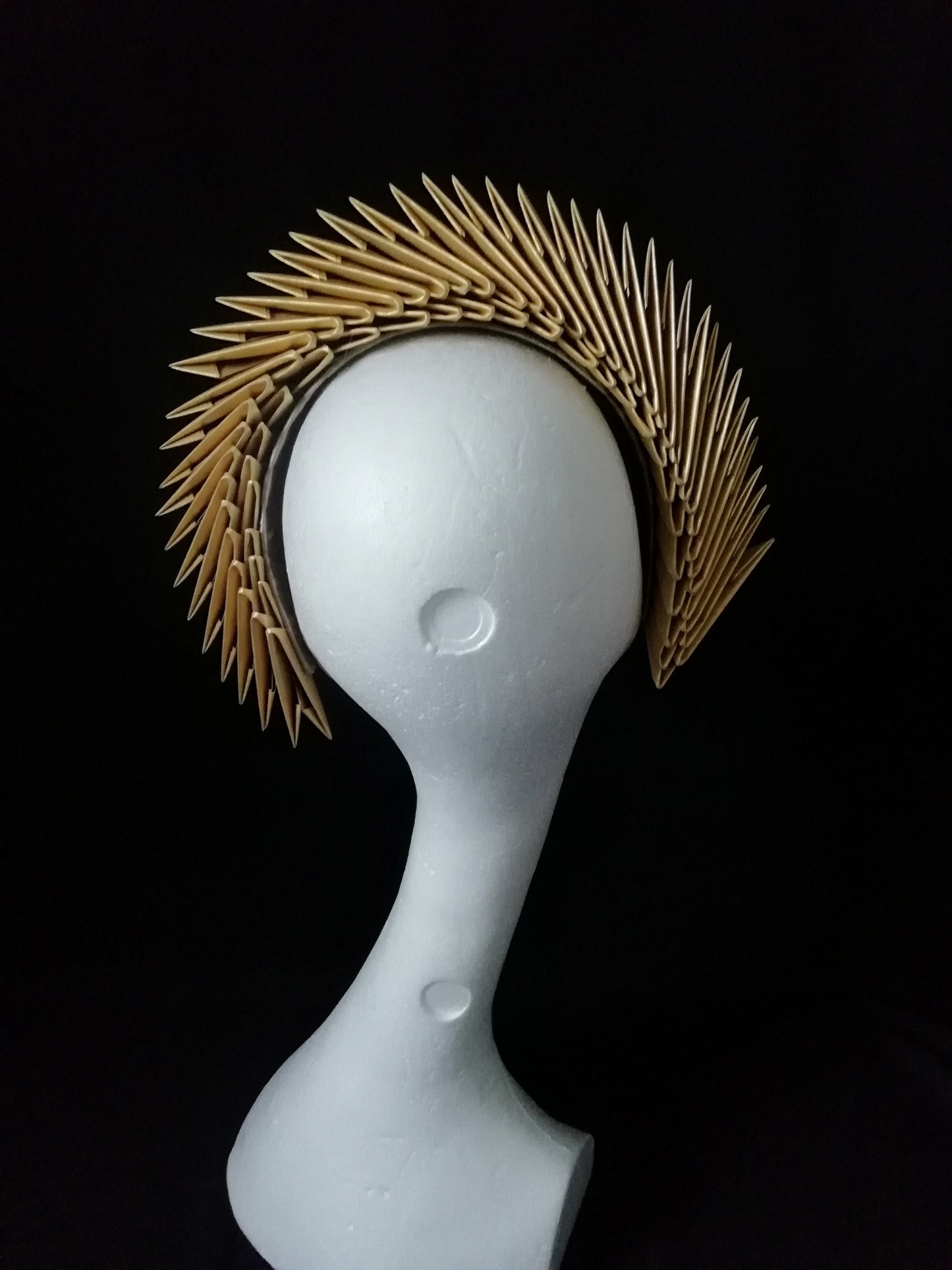 Gaia - Gold Origami Headpiece image 5