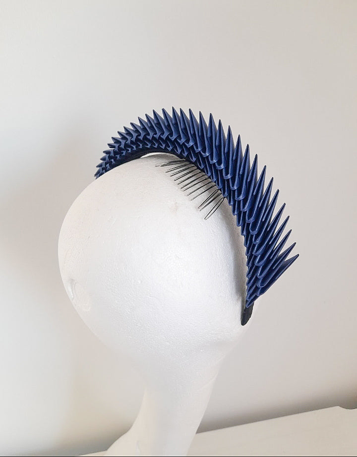 'Maia' - Blue Origami Headpiece image 2
