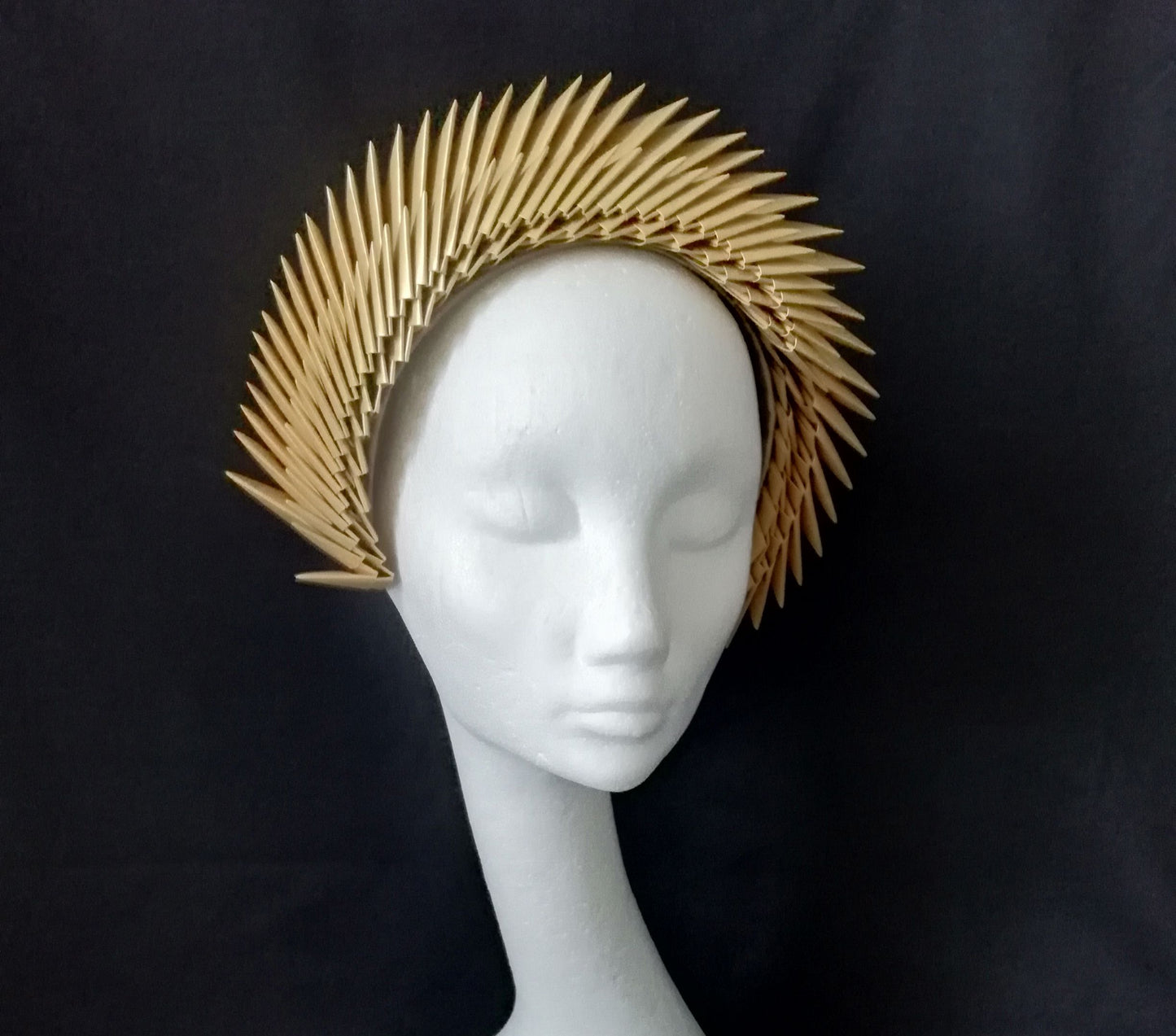 Gaia - Gold Origami Headpiece image 2