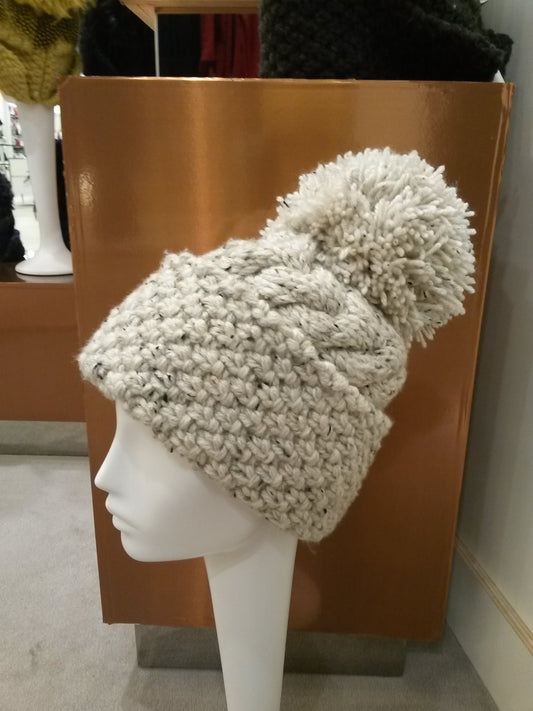 Cream Fleck Aran LynchMob Hat image 0