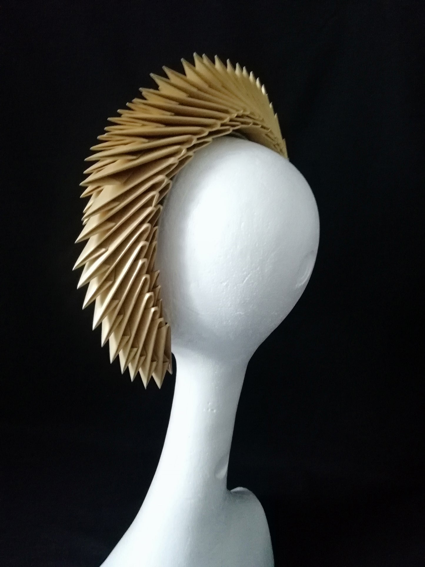 Gaia - Gold Origami Headpiece image 4