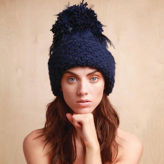 Hat & Scarf Set - Navy image 6