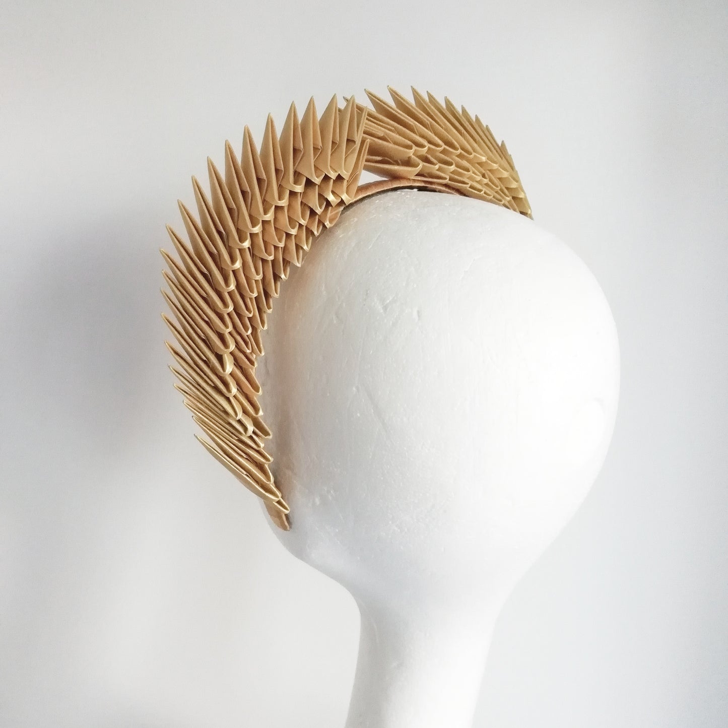 'Hestia' - Gold Origami Headpiece image 3