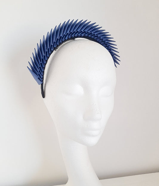 'Maia' - Blue Origami Headpiece image 1