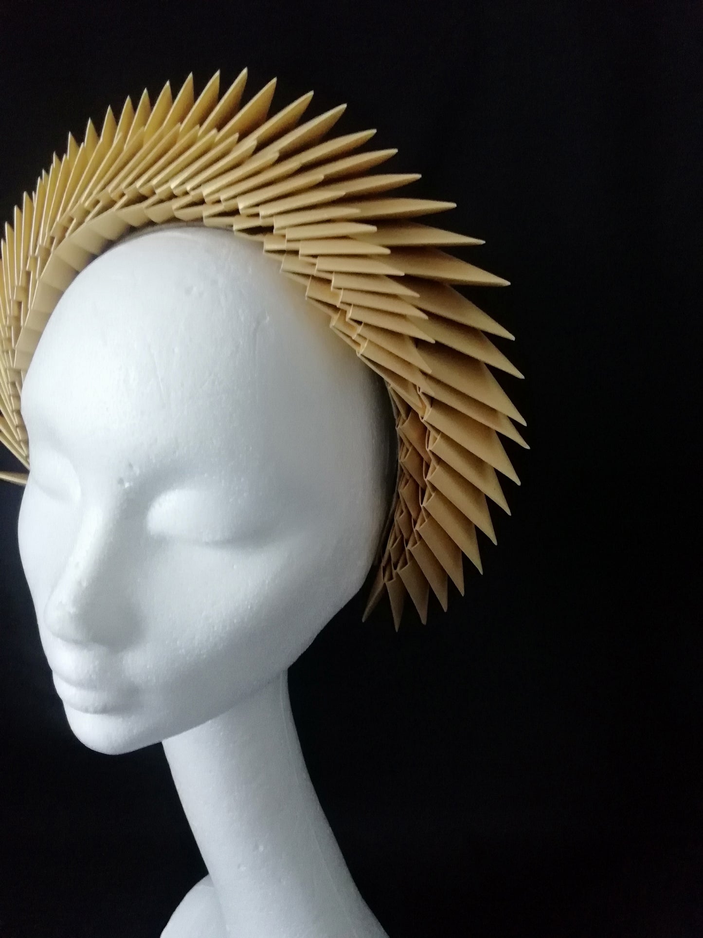 Gaia - Gold Origami Headpiece image 3
