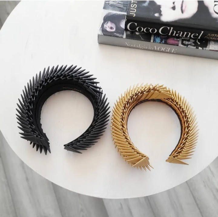 Aslaug - Gold Origami Headpiece image 4