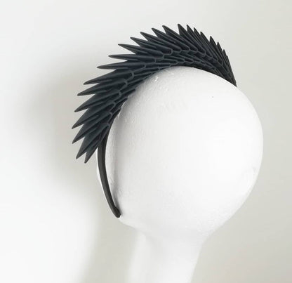 Maia - Black Origami Headpiece  image 2