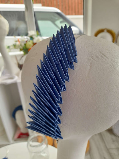 Bia Origami Headpiece - Blue image 2