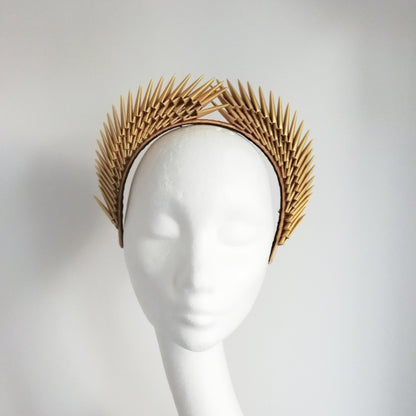 'Hestia' - Gold Origami Headpiece image 2