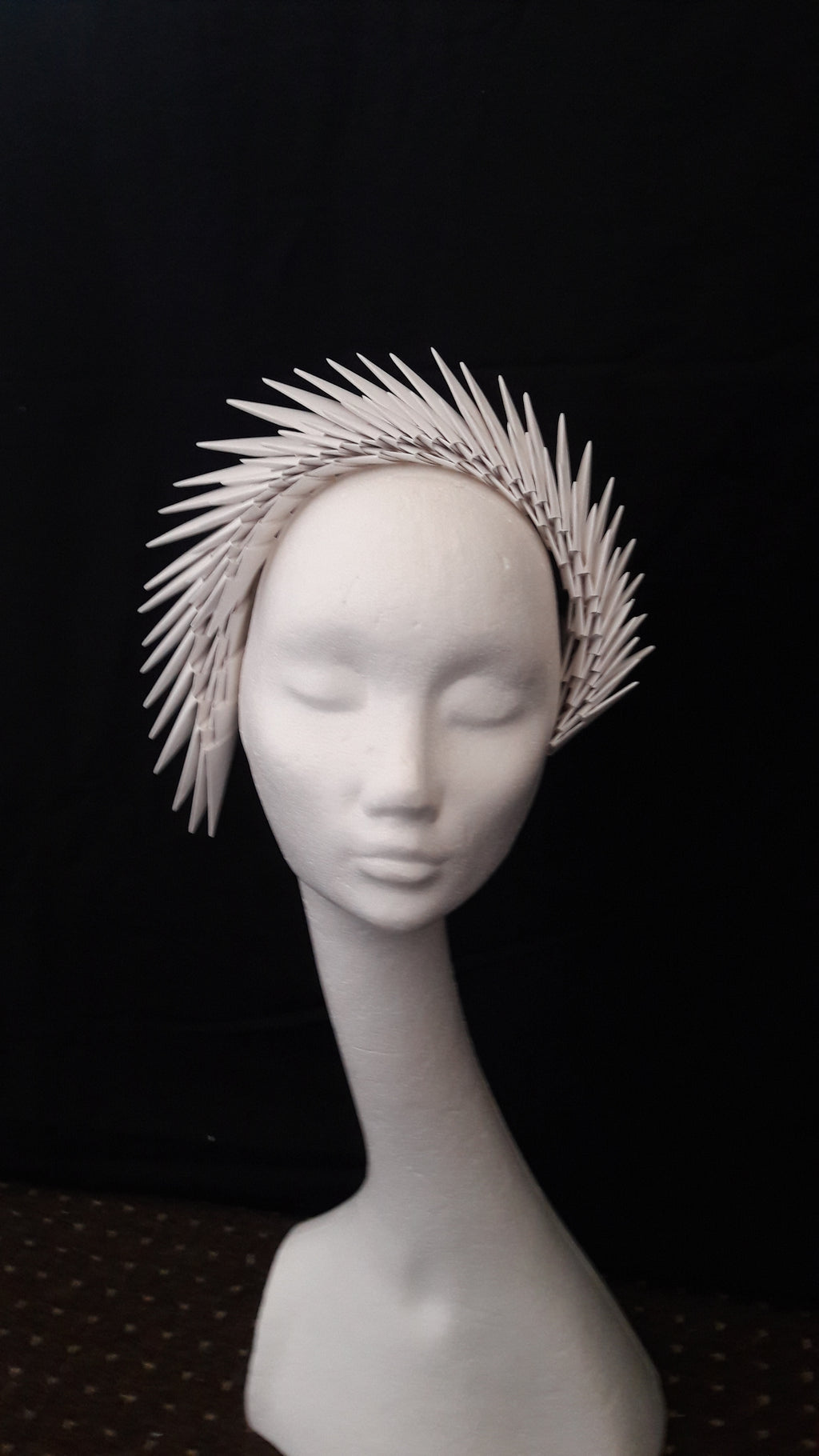 Gaia - Ivory Origami Headpiece image 0