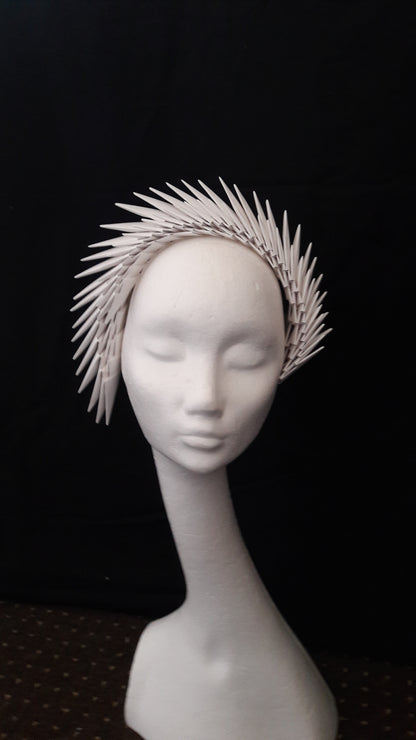 Gaia - Ivory Origami Headpiece image 0