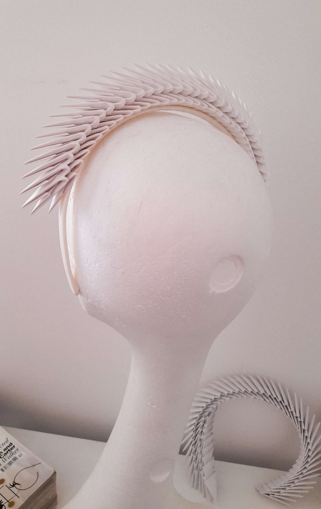 'Maia' - Ivory Origami Headpiece image 2