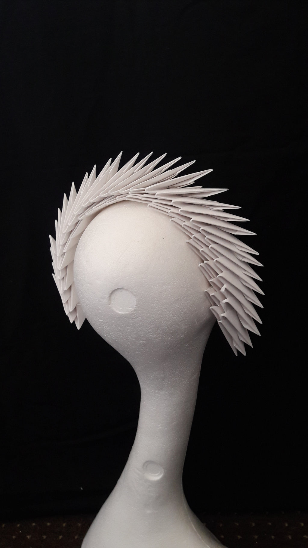 Gaia - Ivory Origami Headpiece image 5