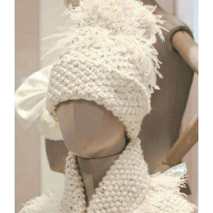 Cream Fleck LynchMob Hat with Feathers image 2