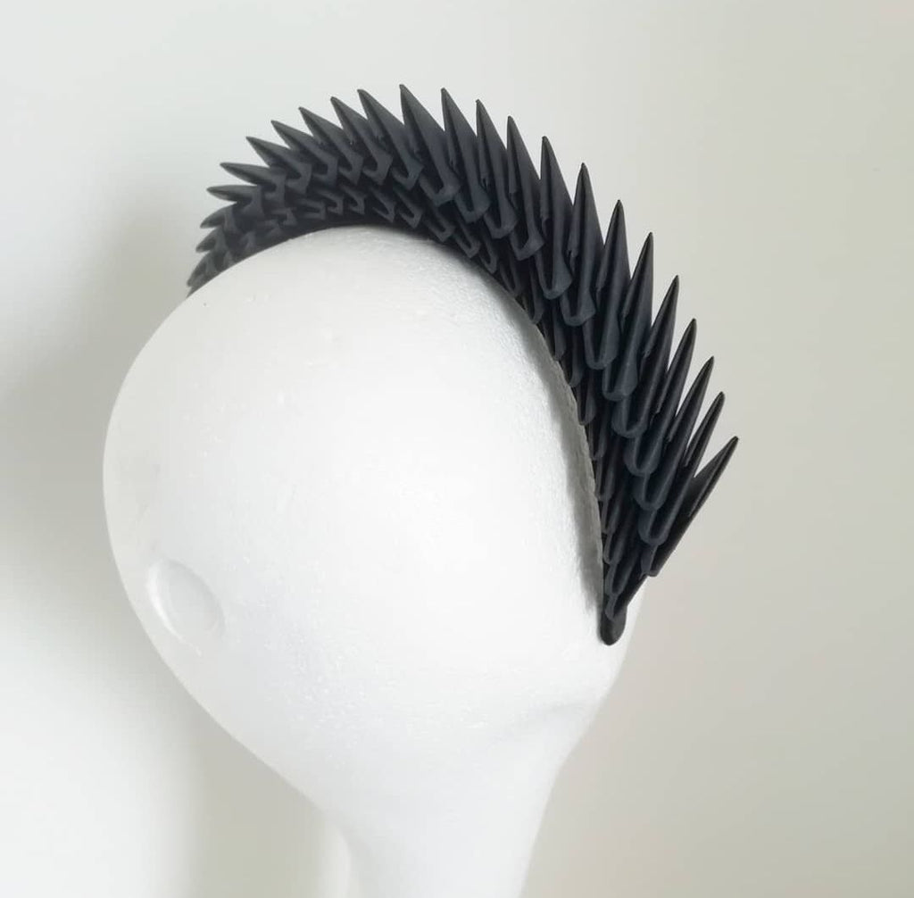 Maia - Black Origami Headpiece  image 5