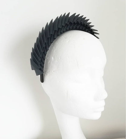 Maia - Black Origami Headpiece  image 6
