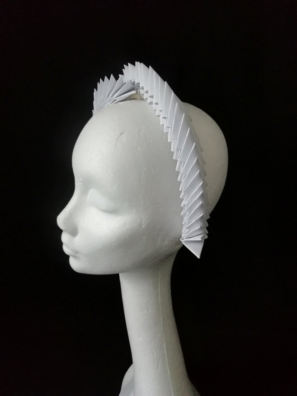 Aslaug Ivory Origami Headpiece image 3