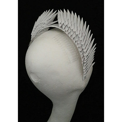Hestia White Origami Headpiece image 1
