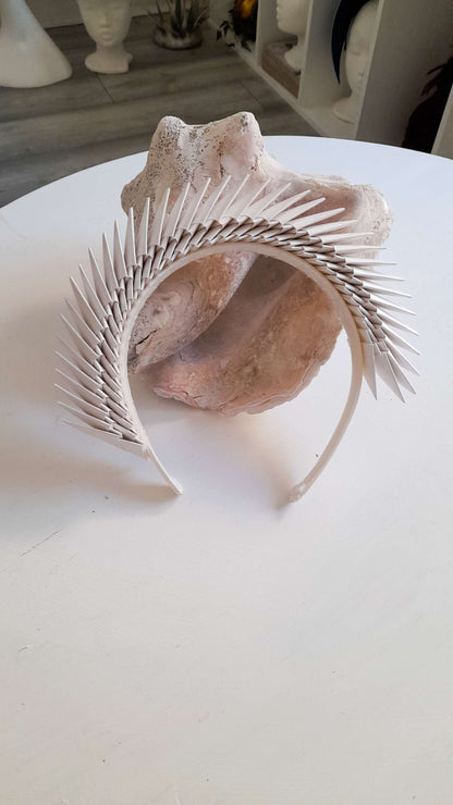'Maia' - Ivory Origami Headpiece image 7