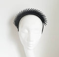 Maia - Black Origami Headpiece  image 0