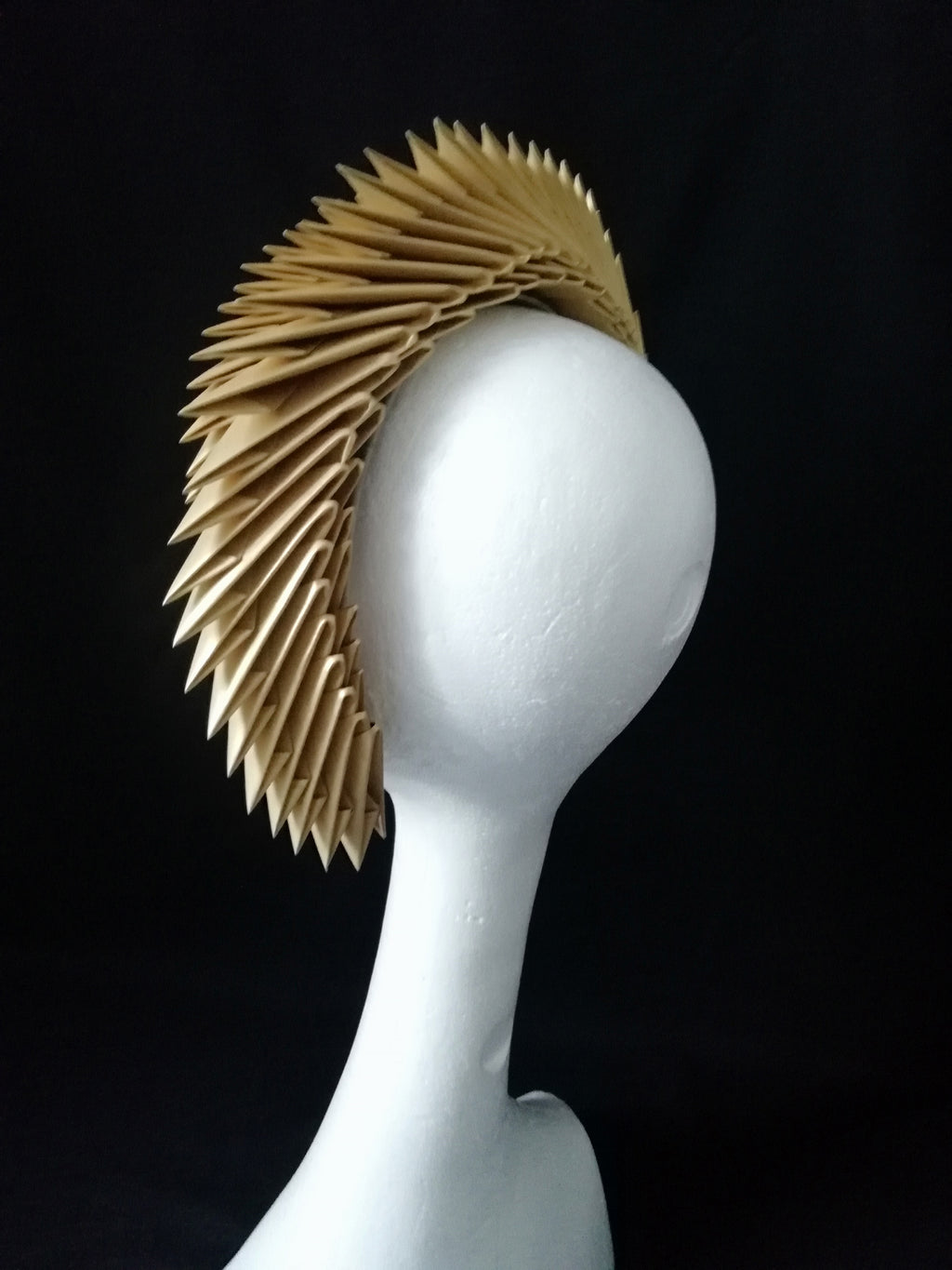 Gaia - Gold Origami Headpiece image 4