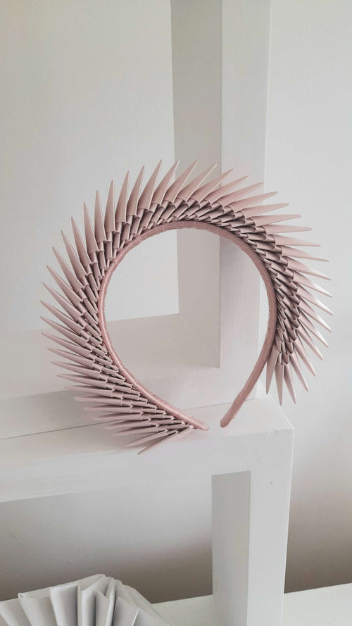 'Maia' - Rose Gold Origami Headpiece image 0