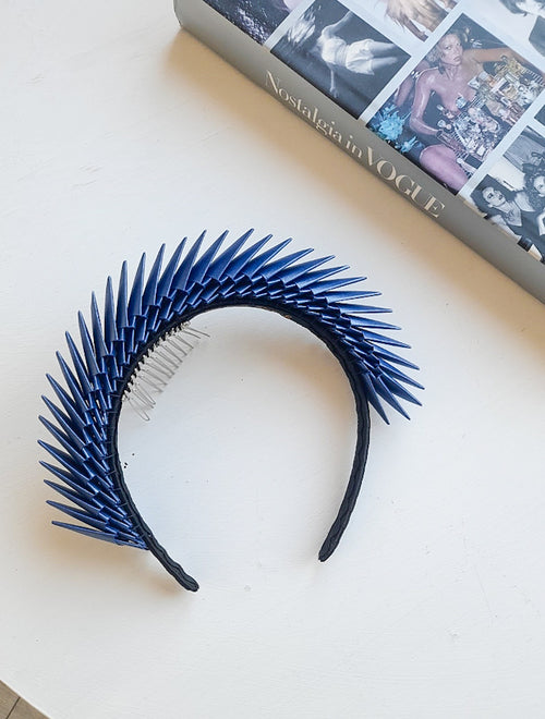 'Maia' - Blue Origami Headpiece image 0
