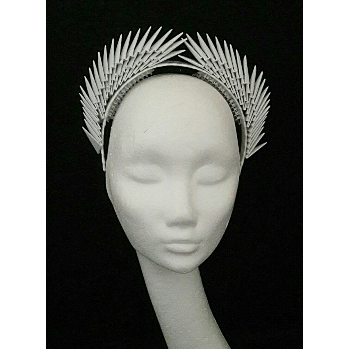 Hestia White Origami Headpiece image 0