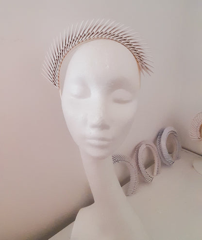 'Maia' - Ivory Origami Headpiece image 0