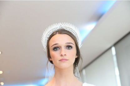 Hestia - Ivory Origami Headpiece image 2